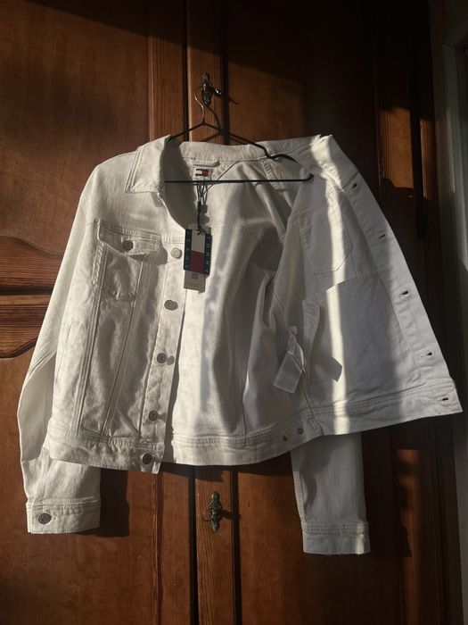 Джинсова біла куртка Tommy Jeans, оригінал!