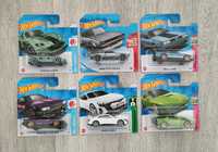 Hot wheels zestaw 6 autek