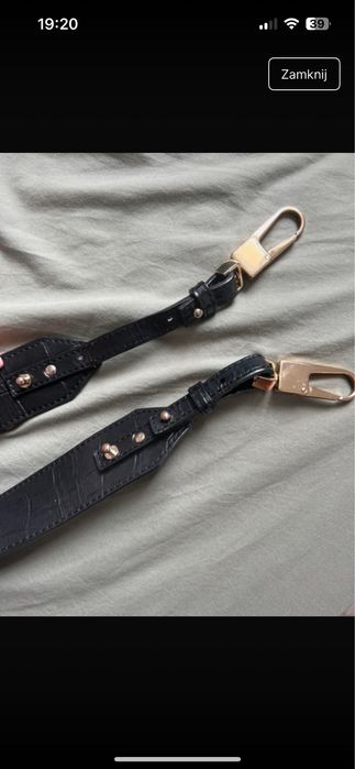 Torebka Chylak polksiezyc z dwoma paskami