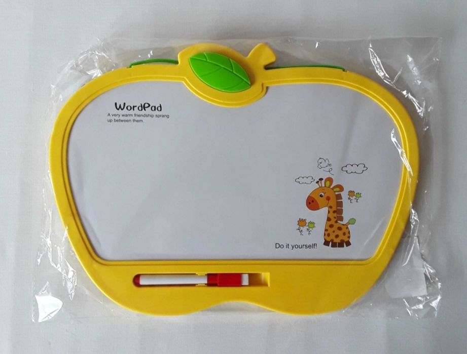 Дитяча дошка для малювання двостороння 27х37 см маркер + крейда