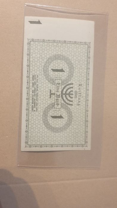 Bankno 1 Marka Getto Łódź z 1940r