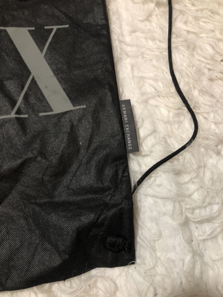 Worek Armani Exchange czarny plecak