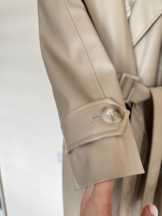 Шкіряний тренч Miss diamond