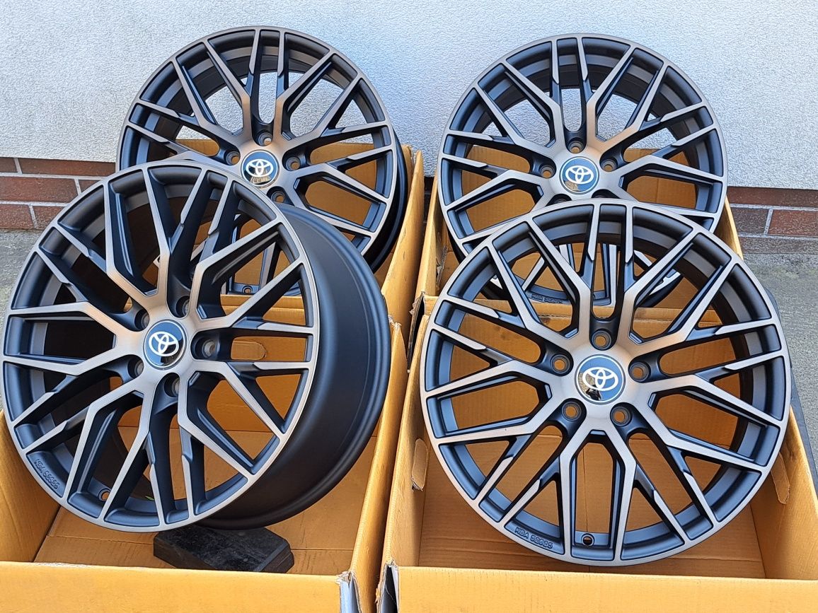 Alufelgi TOYOTA 18 5x114 Auris Corolla Avensis Verso INNE! CNC RS4 BE