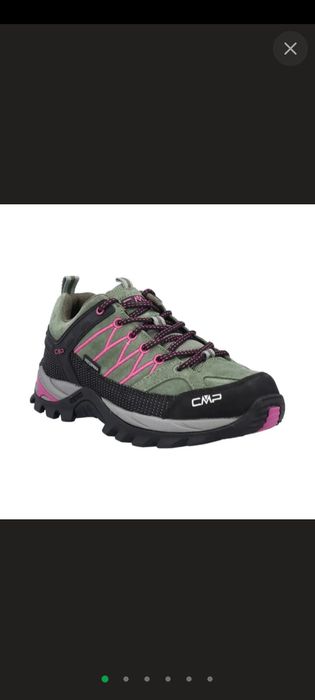 Кросівки CMP Women's Rigel Waterproof Shoes with Suede Upper 38 Green