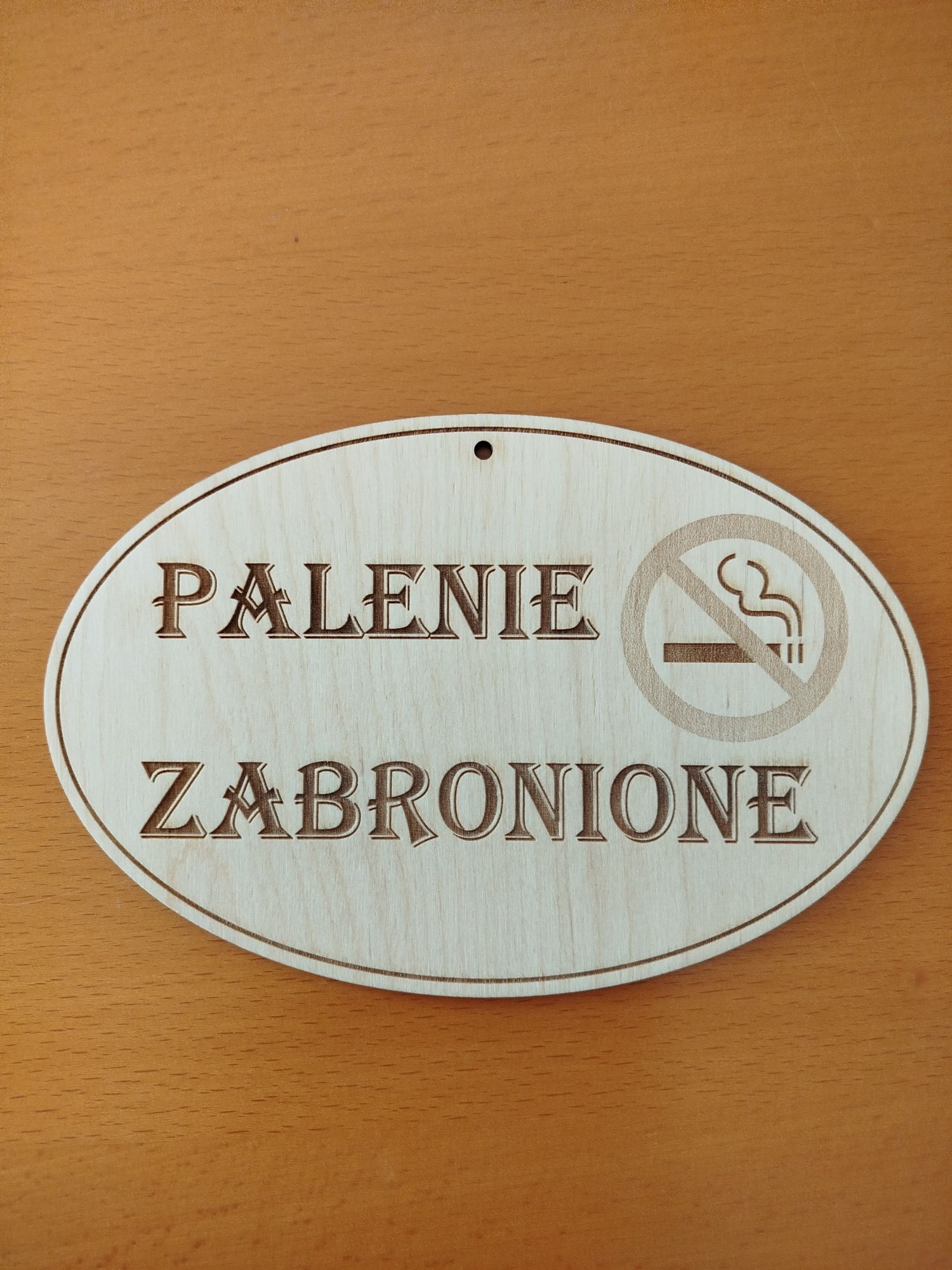 Palenie Zabronione - tabliczka informacyjna