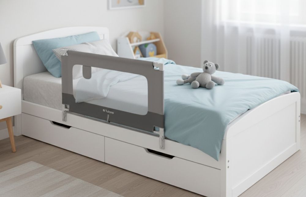 Barierka do łóżka ochronna bramka zabezpieczająca przed upadkiem 140x7