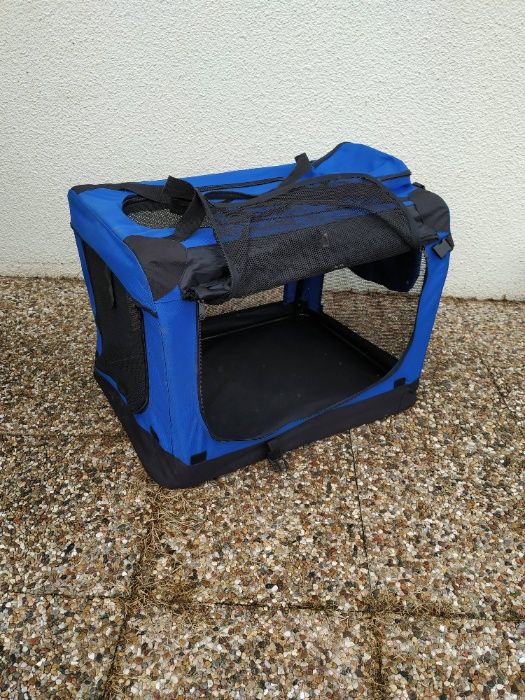 Transportadora nylon, dobrável para cães e gatos