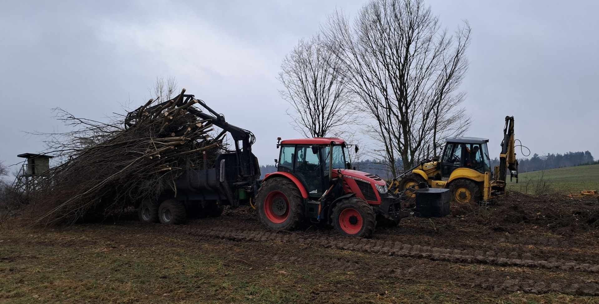 Koszenie nieuzytków , wycinka , mulczowanie