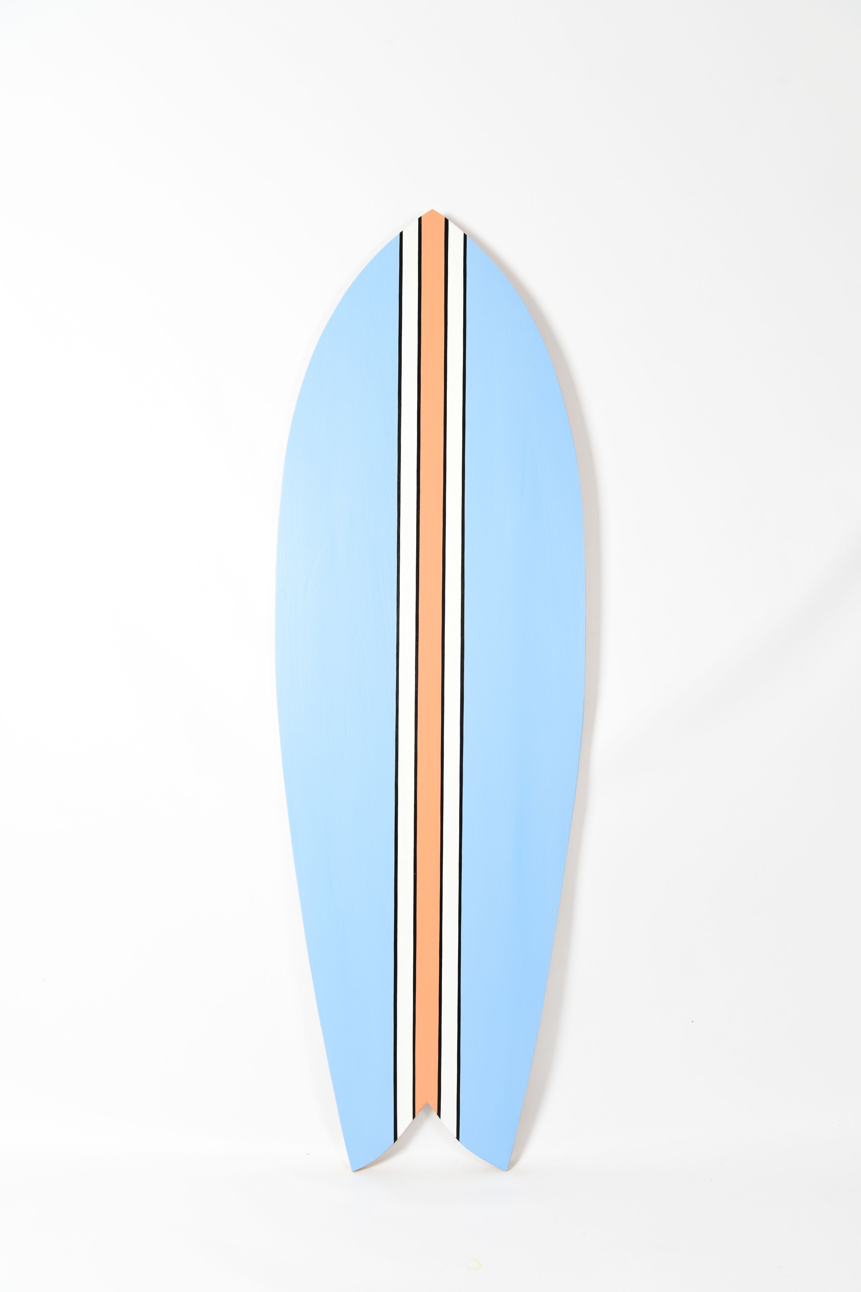 Surfboard wood decoração