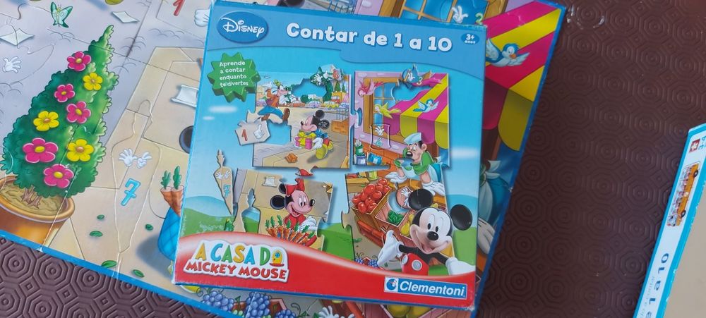 Puzzle Mickey contar até 10