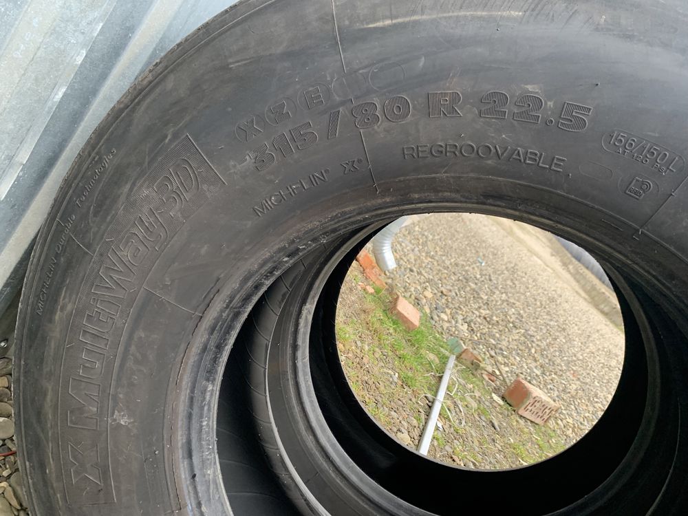 315/80R22.5 Michelin X Multiway 3D XZE 2шт Рульові 9мм 2019рік