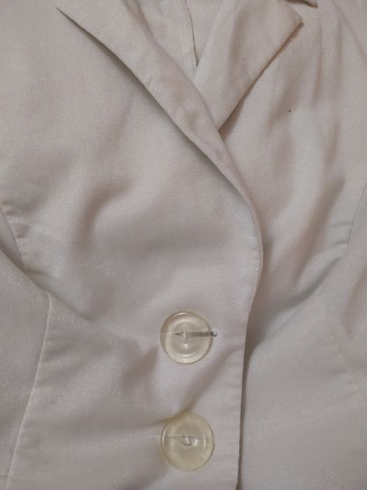 Andiamo żakiet  46 50 srebrzysty