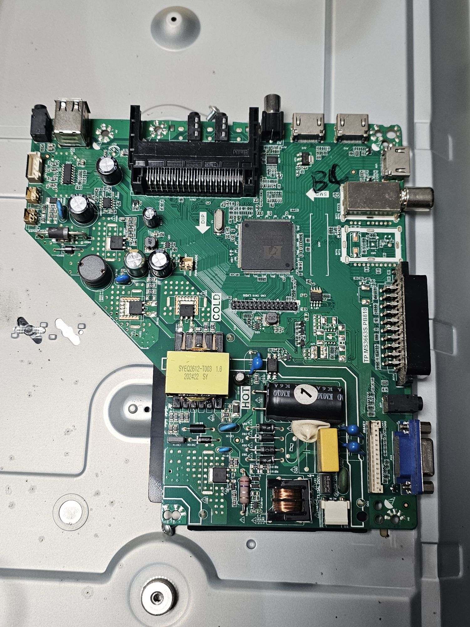 Placa TV silver tp.ms3663s.pb818