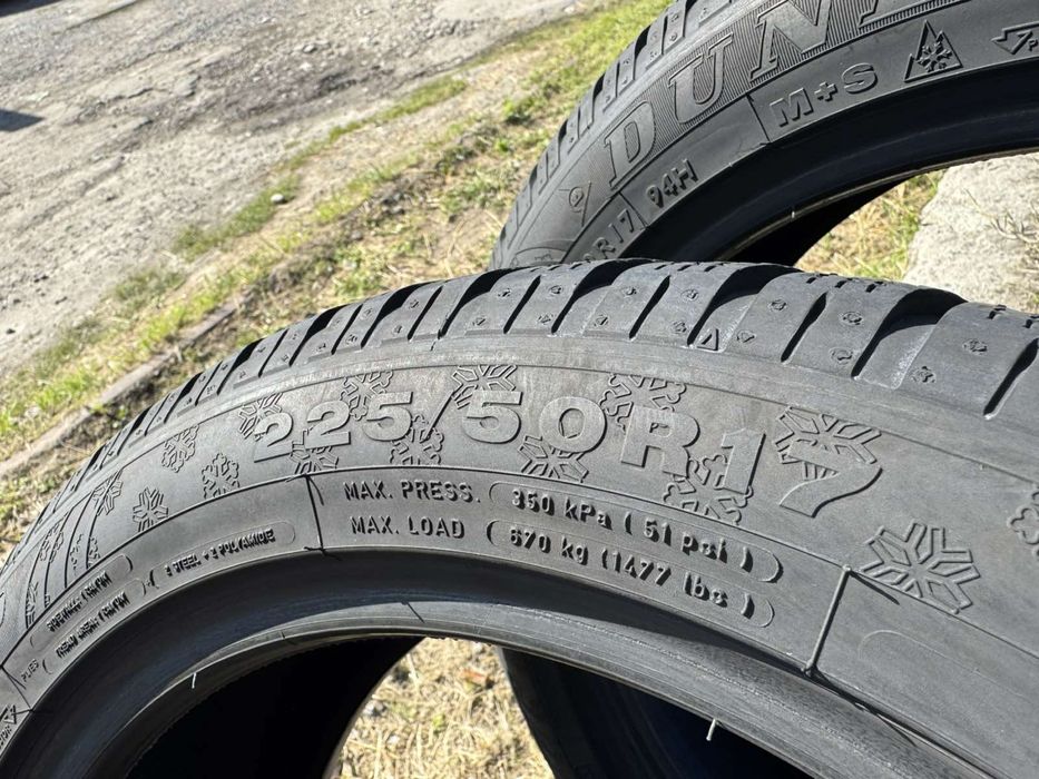Зимові шини Dunlop 225/50 R17 резина RunFlat