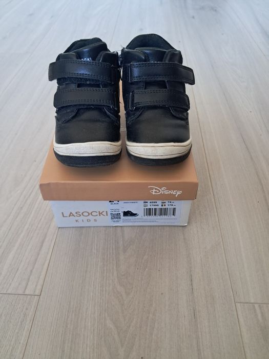 Buty wiosenne przejściowe trzewiki dla chłopca czarne r. 24 Lasocki