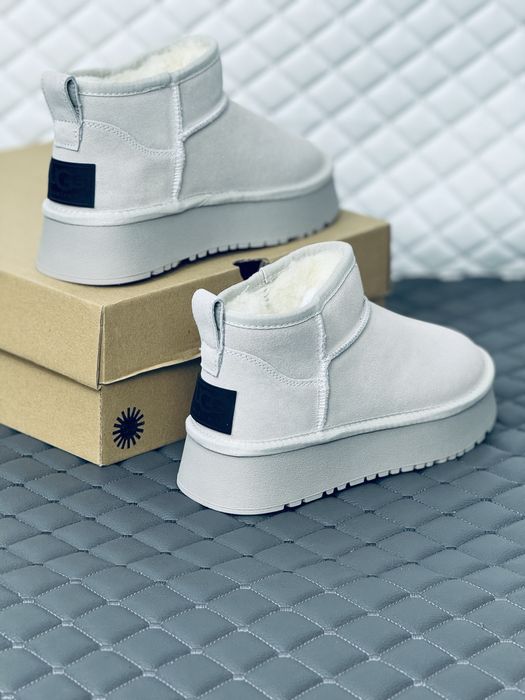 Ugg ultra mini latte zamsh platform Угг ультра міні змшеві на платформ