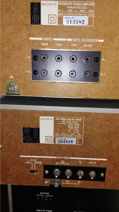 Sony TA-212A+ST-212AL+TC-U2
