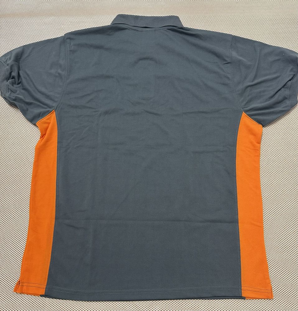 Polo de senhora cinza/laranja XL