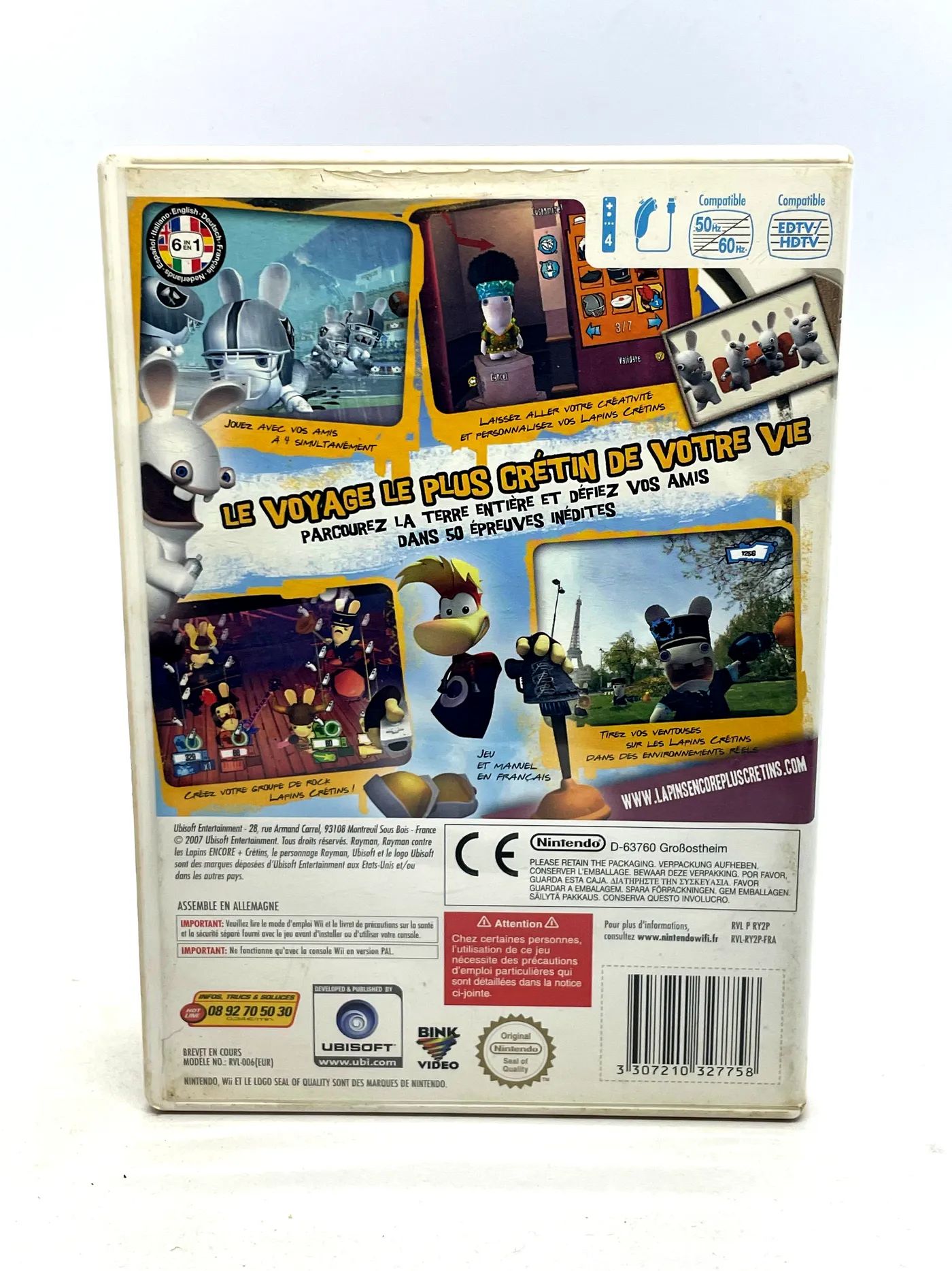 Rayman Raving Rabbids 2 Nintendo Wii Po Angielsku