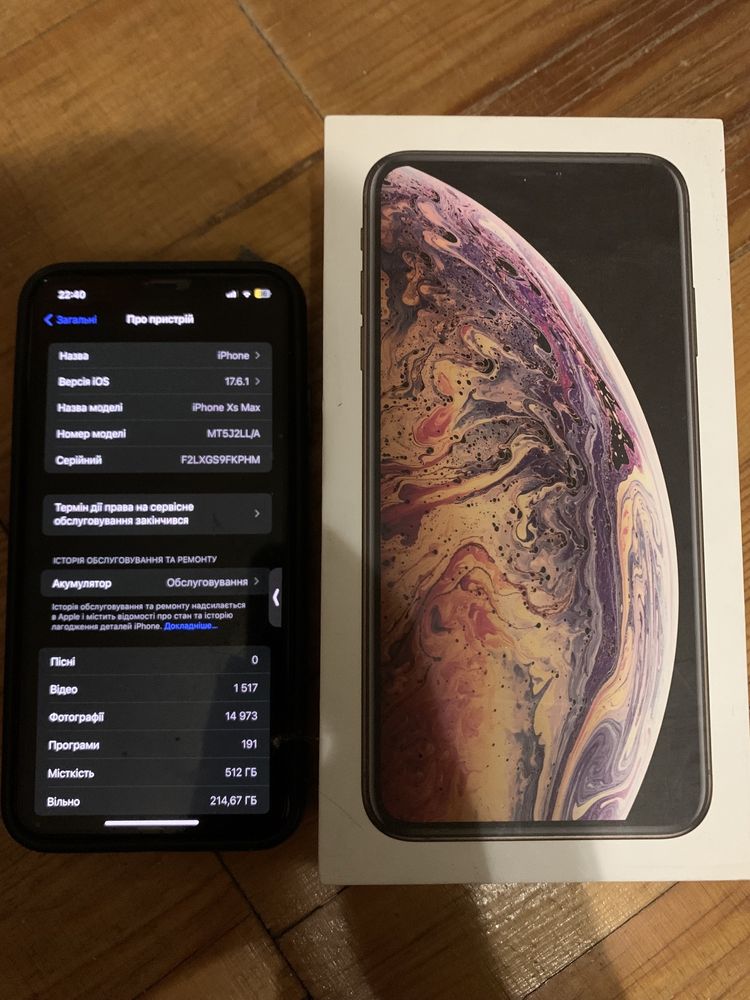 Iphone xs max 512 gb gold