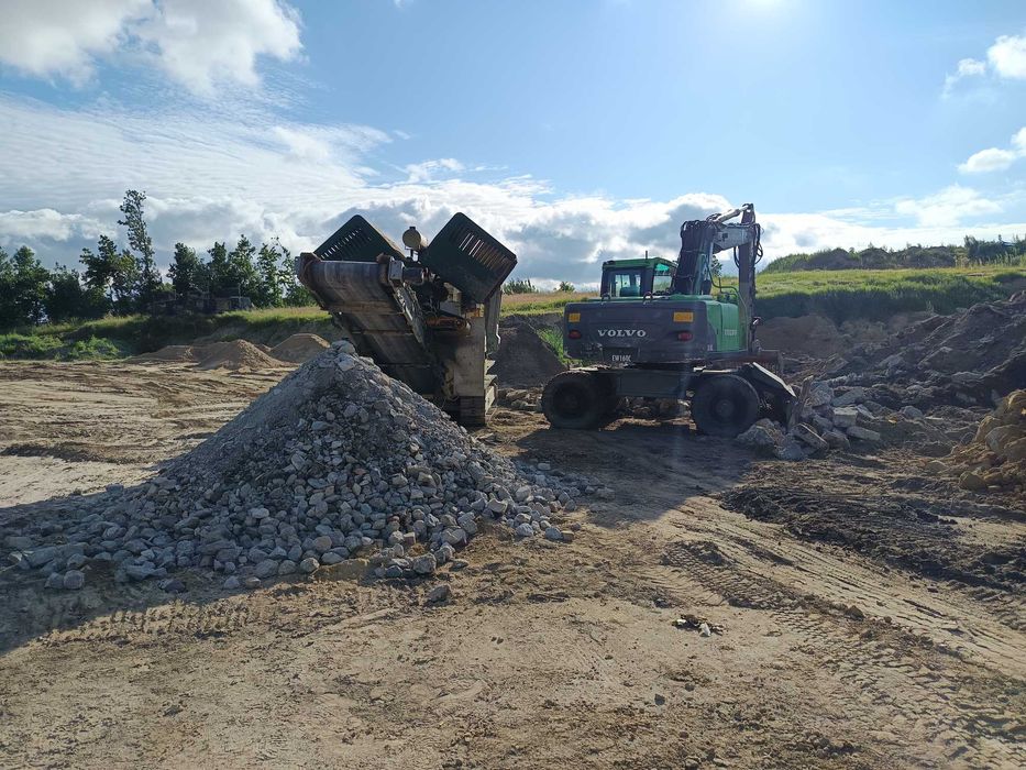 Prace Ziemne Rozbiórki Materiały Sypkie Piasek Żwir Czarnoziem