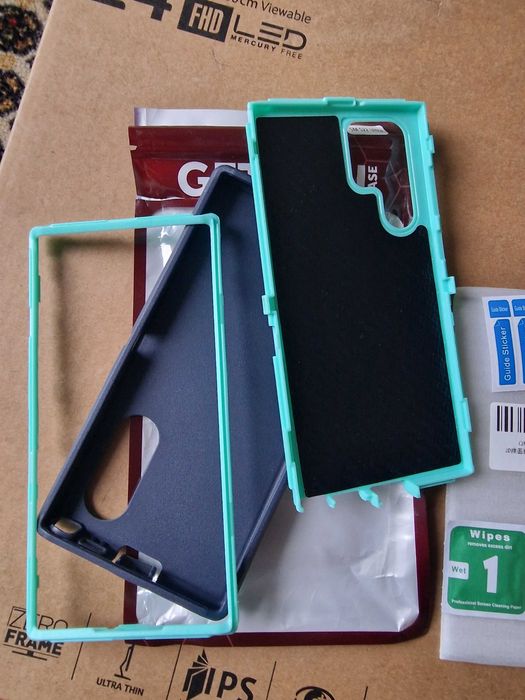 Протиударний чохол + скло Samsung Galaxy S22 Ultra