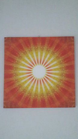 Obraz fotografia na płótnie - mandal słońce światło rozbłysk symetria