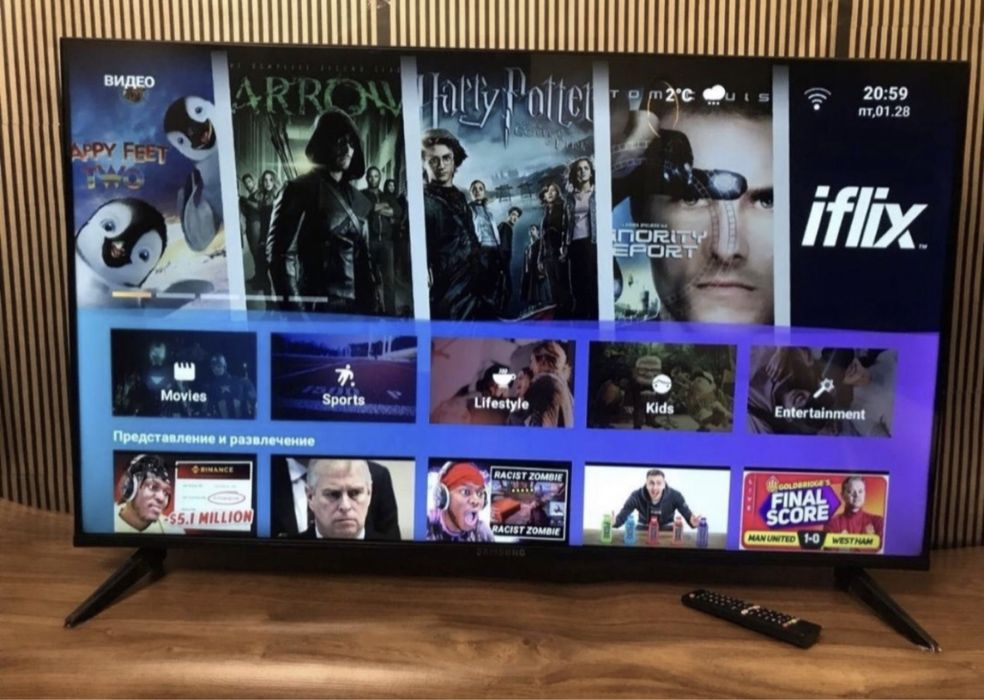 Телевізор Android SMART TV wi-fi 55 та 42 дюйма в наявності