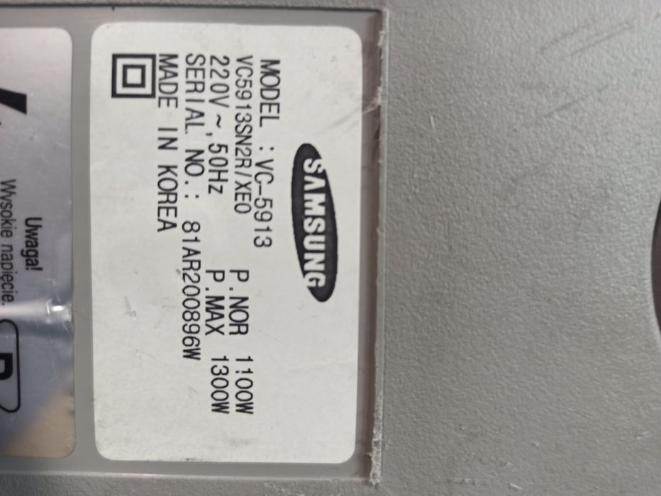 Odkurzacz Samsung używany