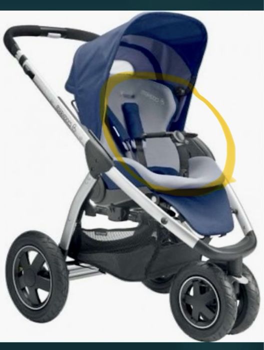 Wózek dziecięcy Maxi Cosi Mura 3 czarny brak wkładu