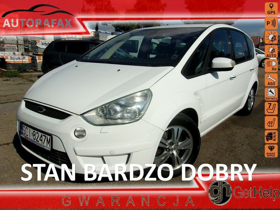 Ford S-Max 7-Osób Titanium Podg.Fotele Pdc X2 Navi Alu