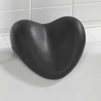 Relaksująca poduszka w kształcie serca do kąpieli w wanie WENKO czarna