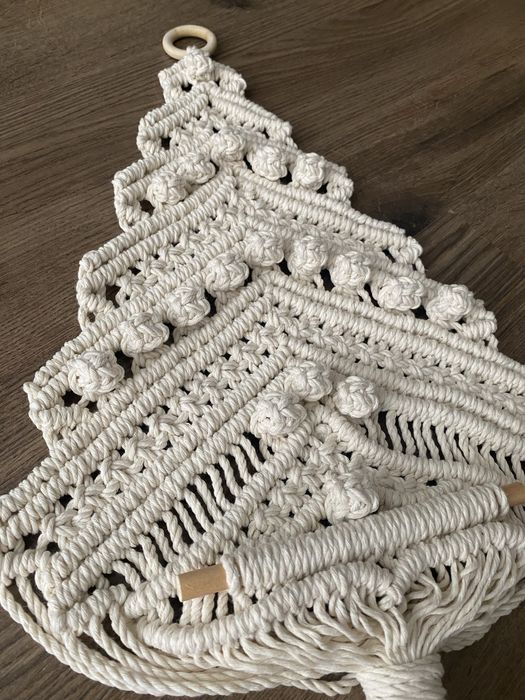 Панно ялинка макрамме декор новорічна прикраса ПАКУВАННЯ В ПОДАРУНОК