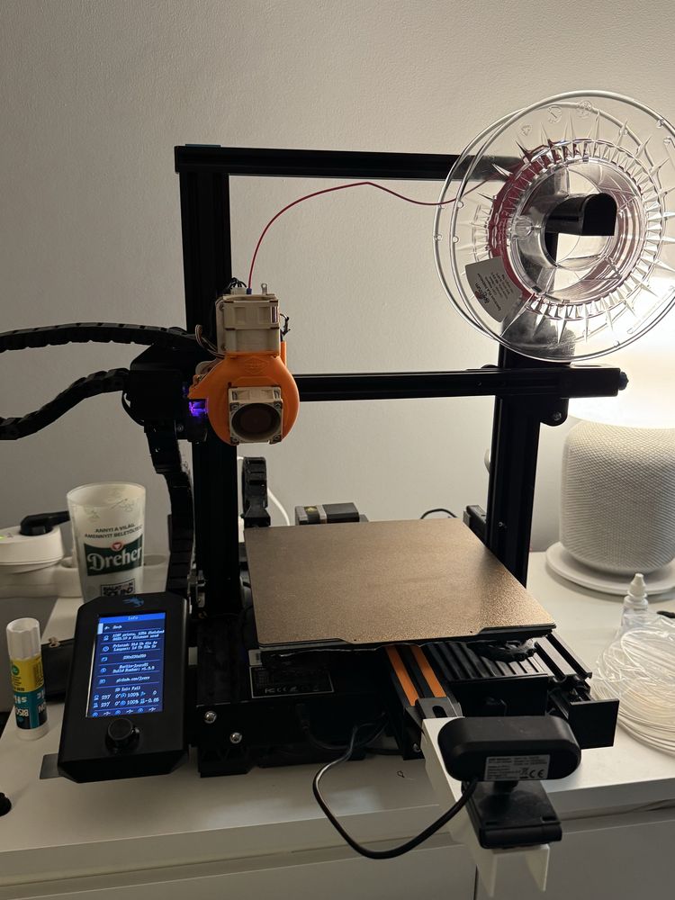 Ender 3 V2 – mod noctua, cichy, MicroSwiss, OctoPrint, CR Touch
