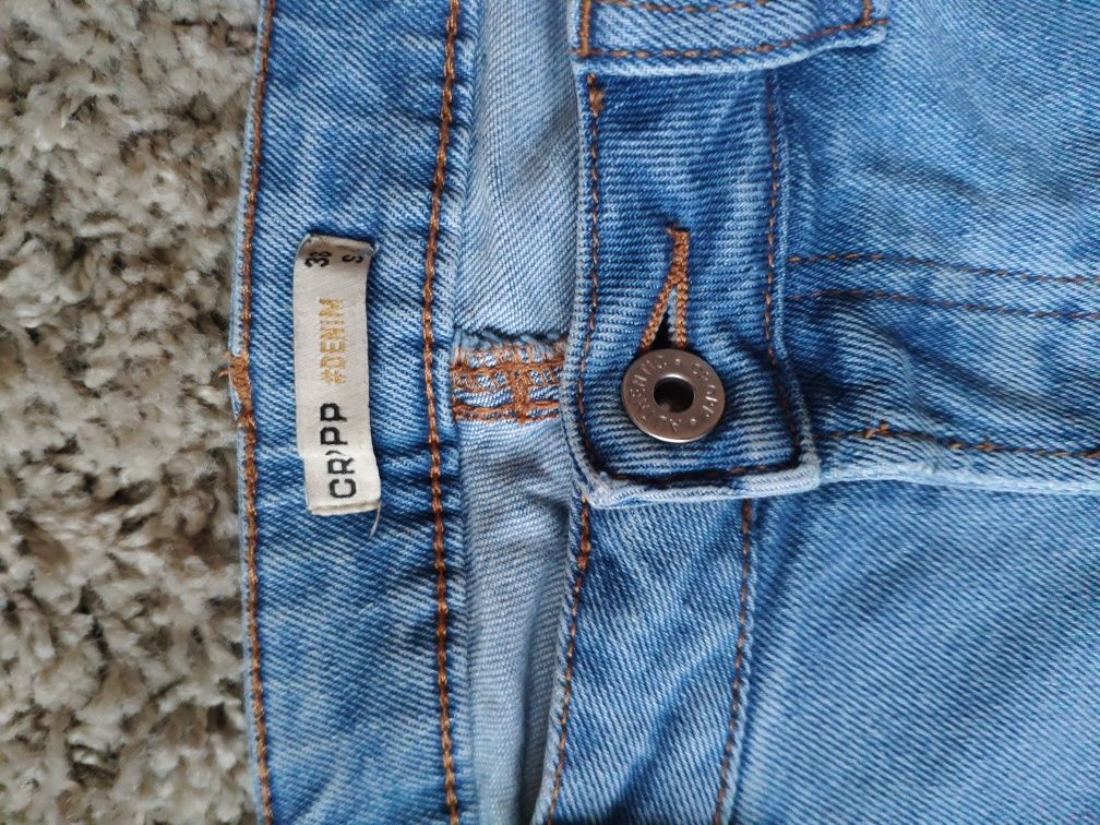 Spodnie jeansy MOM Denim Cropp 36
