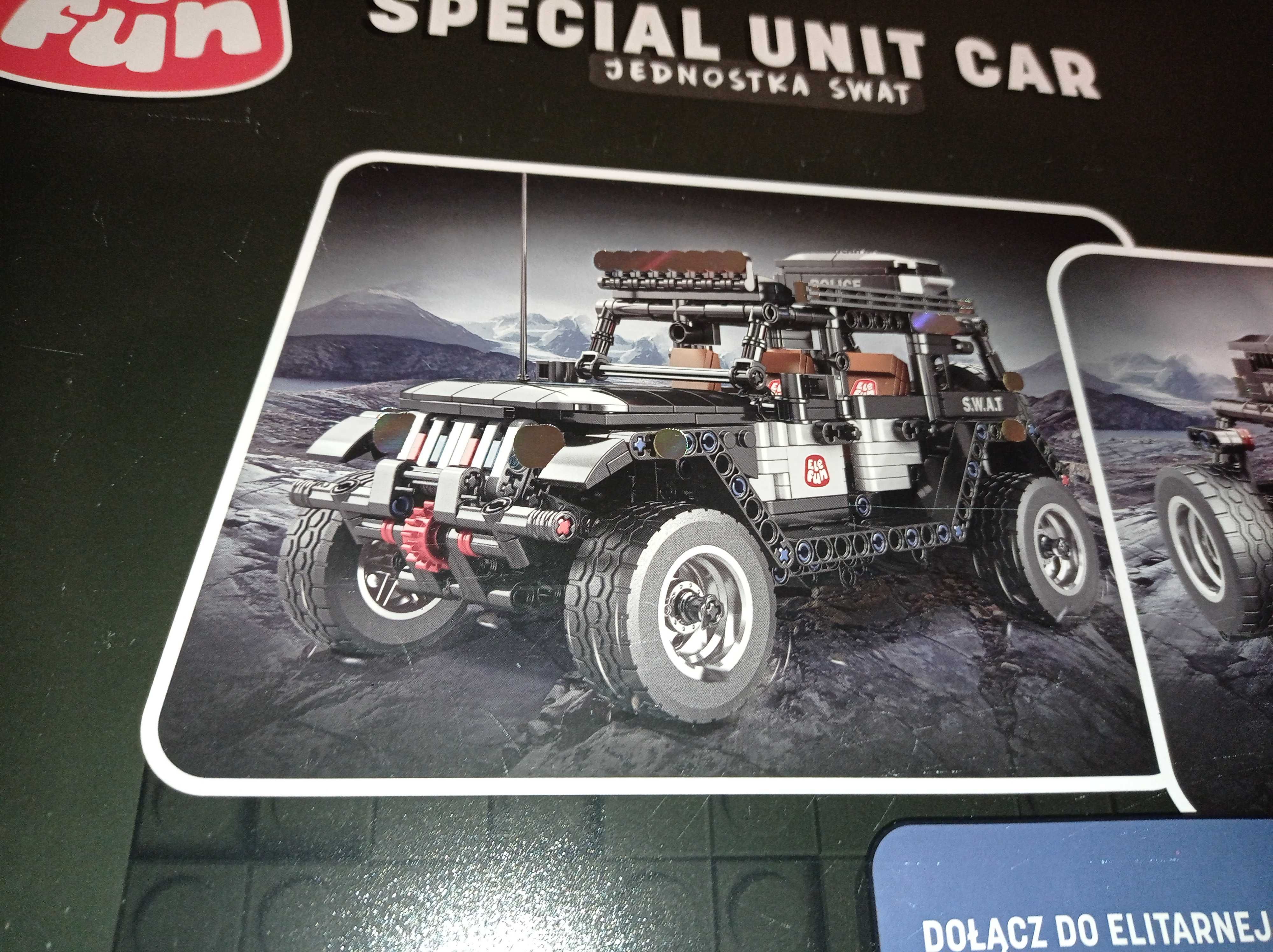 KLOCKI ELEFUN JEDNOSTKA SWAT 825el - jak klocki LEGO, pod choinka !