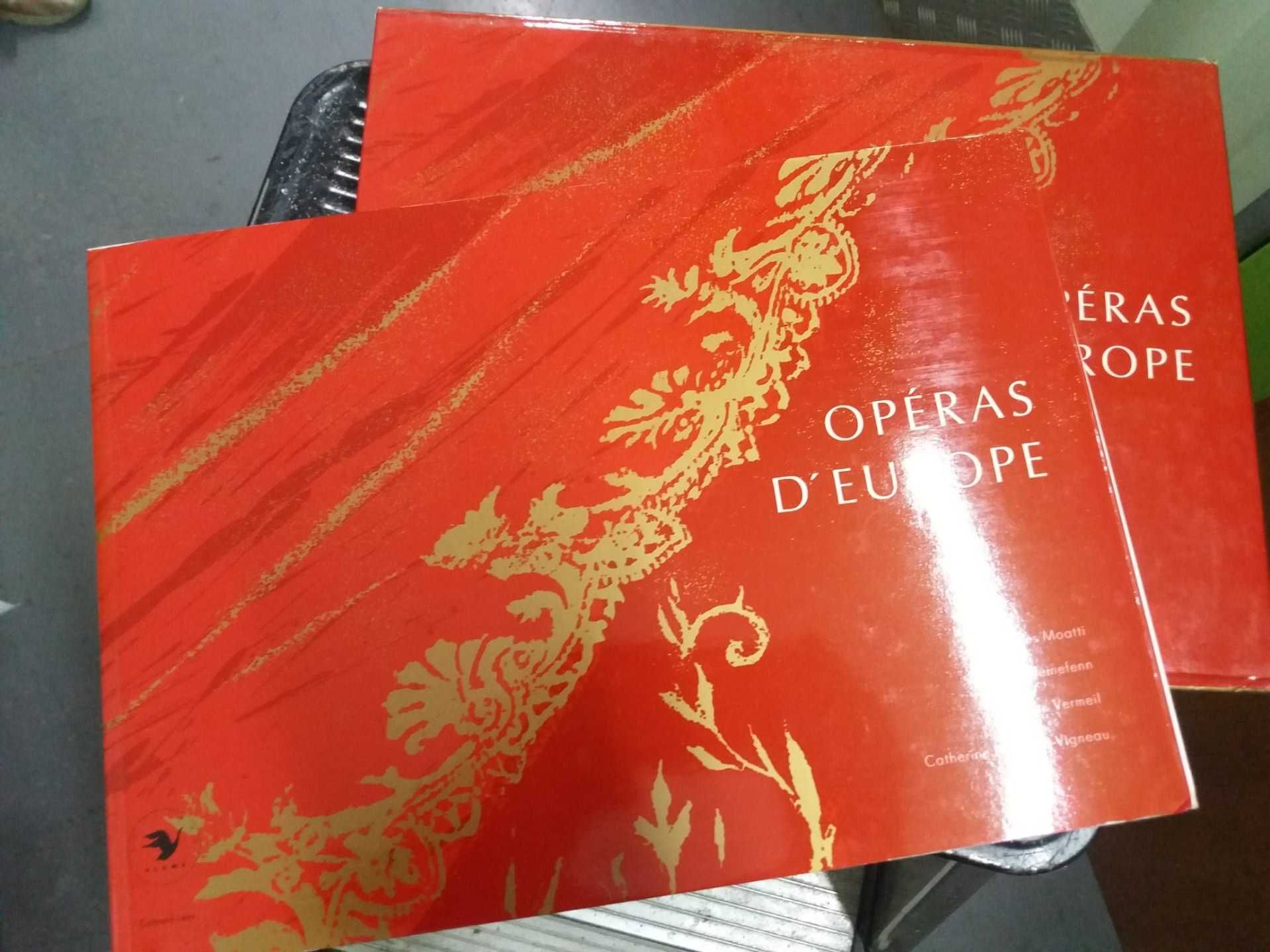 Fantástico Livro Francês "Óperas D'Europe"