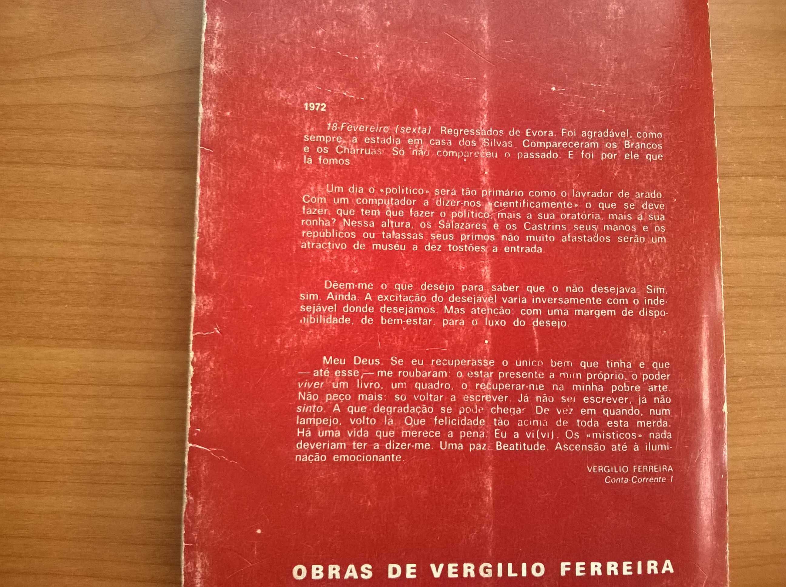 Conta Corrente 1 (1969/1976-2.ª ed.) - Vergílio Ferreira