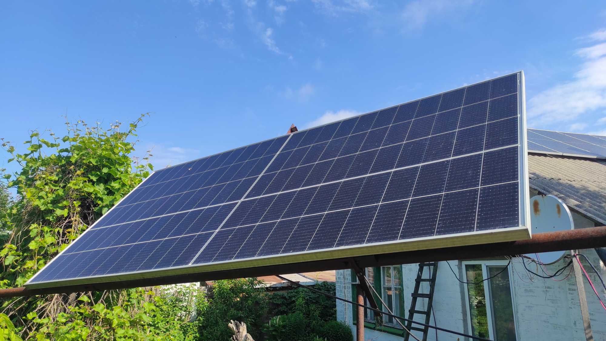 Солнечная панель Leapton LP210x210-M-55-MH 550W — б/у, отличное состоя