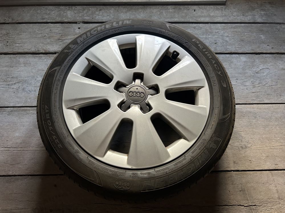 Koła Felgi Aluminiowe Audi 5x112 225/50/17 Opony Michelin Primacy 15r