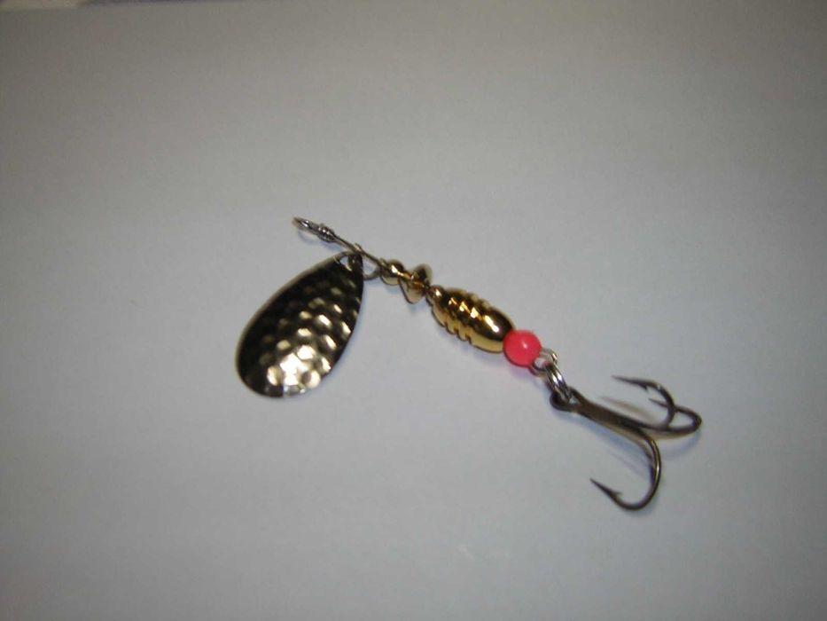 Błystka Indiana nikiel młotkowany 5g okoń kleń jaź zestaw 2szt