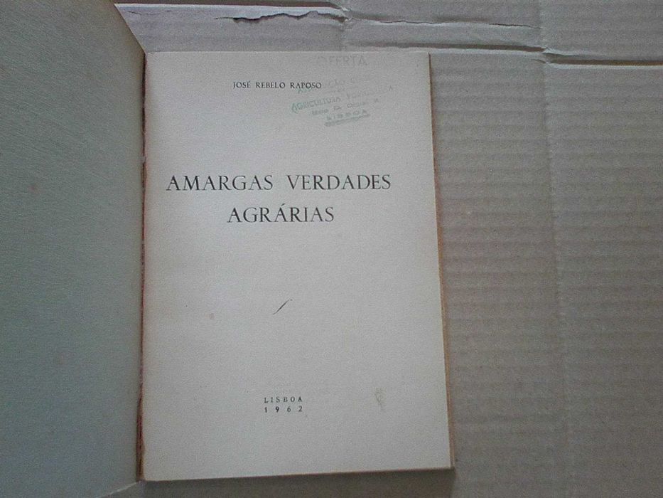 Amargas verdades agrárias