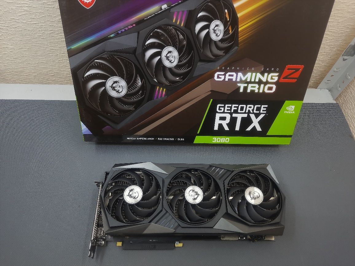 Відеокарта MSI GeForce RTX 3080 GAMING Z TRIO 10G. Гарантія!