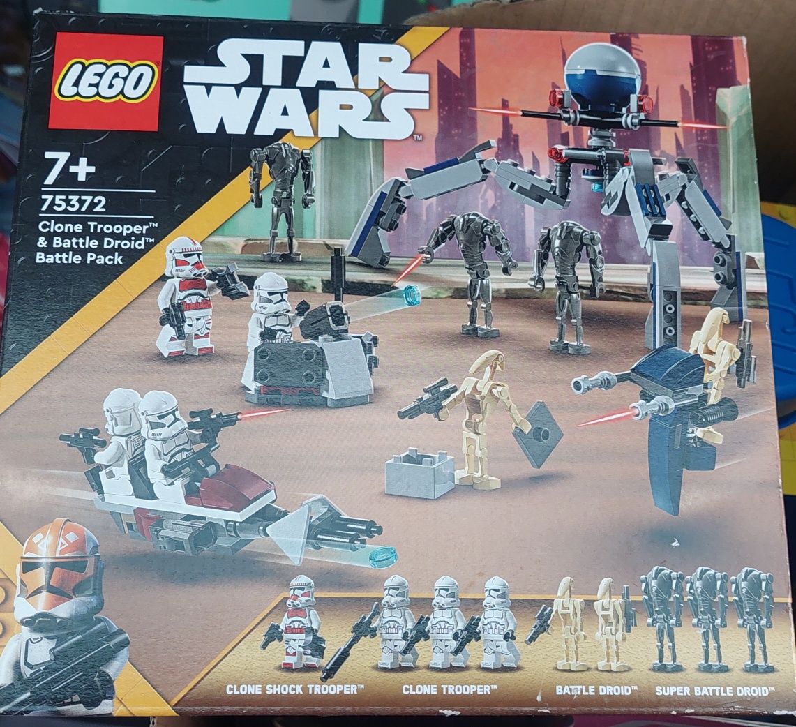 Nowy zestaw klocków Lego Star Wars 75372, Clone Trooper&Battle Droid