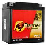 Akumulator 12v 30Ah 385A Banner BIKE GEL Żelowy YTX30L-BS