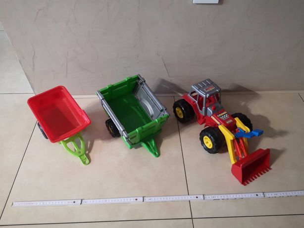 Zabawki Samochód auto Traktor z przyczepami