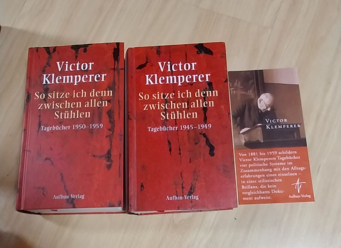 2 livros alemães Victor Klemperer