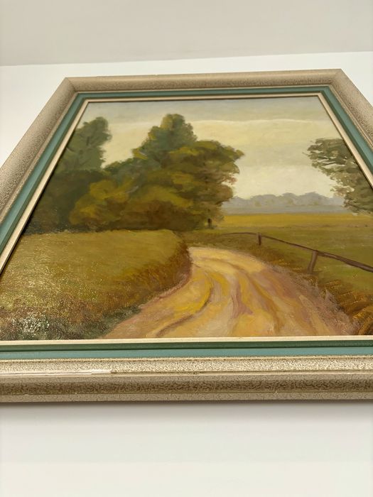 Topole 1977 Przemysław Pabudziński Wyjątkowy obraz olej na płótnie