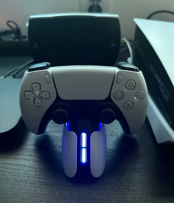 Ładowarka do Padów PS5 Podwójna Stacja Ładująca Dokująca Pad PS5 LED